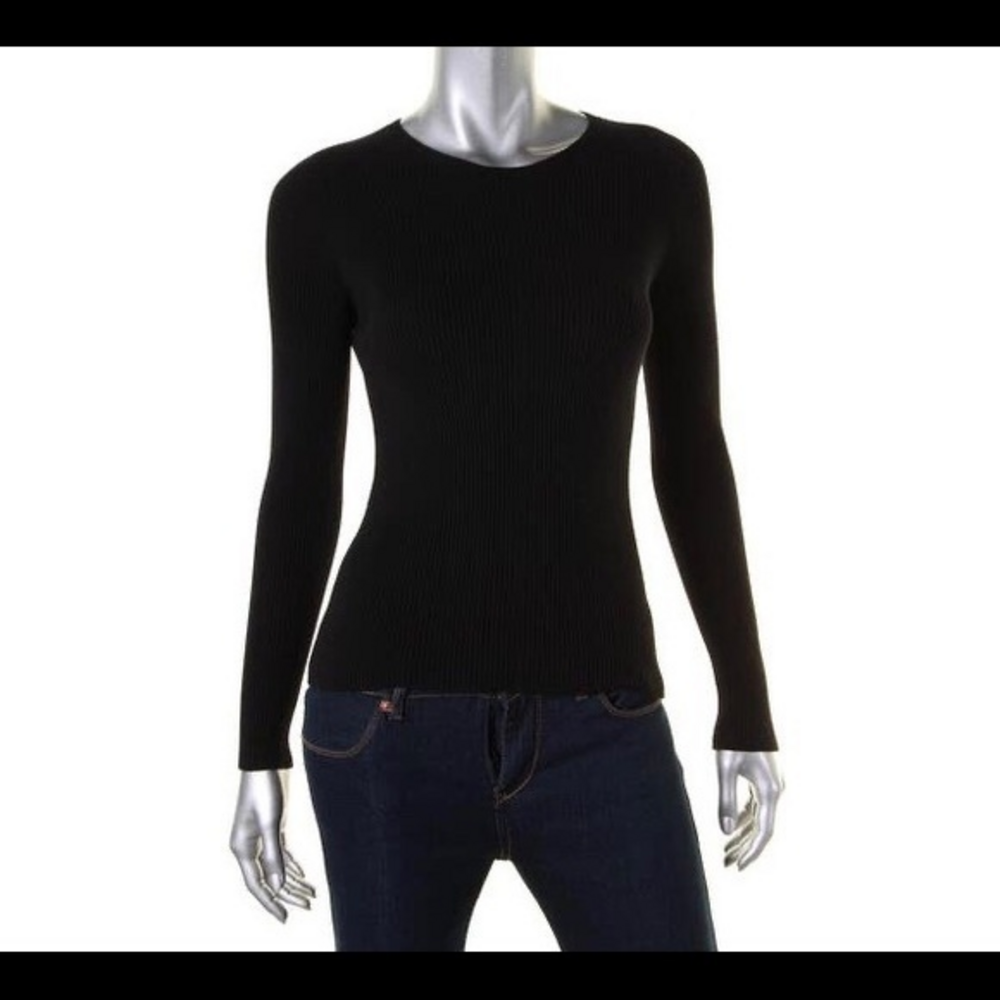 Boss by Hugo Boss Black Long Sleeve Jersey Tee‎ S